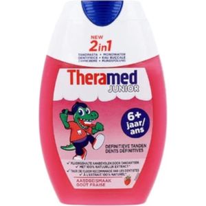 Theramed - 2in1 Junior - Tandpasta - Aardbei - 75ml