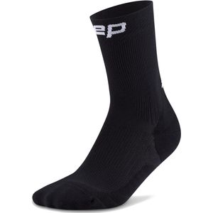 CEP - Run 5.0 Mid Cut - Compressiesokken - Zwart - Materiaal: Synthetisch