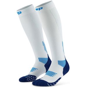 CEP - Compressiekousen Core Run 5.0 - Wit/blauw -