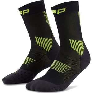 CEP - Run 5.0 Mid Cut - Compressiekousen - Zwart - Stof