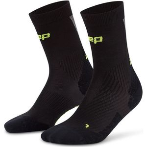 CEP Run Ultralight Socks Mid Cut 40 Hardloopsokken (Heren |zwart)