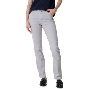 TONI Broek - Effen - Licht Grijs