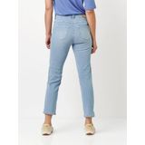 Jeans - Summer Blue - Riemlussen Ja - Applicaties Patches - Steekzakken - Hoog Taillehoogte