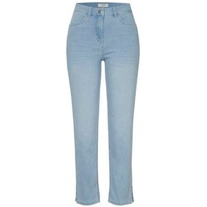 Jeans - Summer Blue - Riemlussen - Patches - Steekzakken - Hoog Taillehoogte
