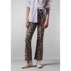 Street One Studio Dames Broek - Leopatroon - Beige