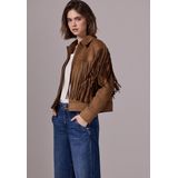 STREET ONE - F212616 - Damesjas - Crème Bruin - Regular Fit