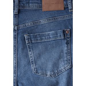 STREET ONE - F378926 - Jeans - Medium Blauw Wash - Katoen