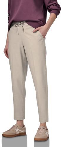 STREET ONE STUDIO Joggingbroek in gemengde look, lichtbeige gemêleerd, 40, Lichtbeige gemêleerd., 40