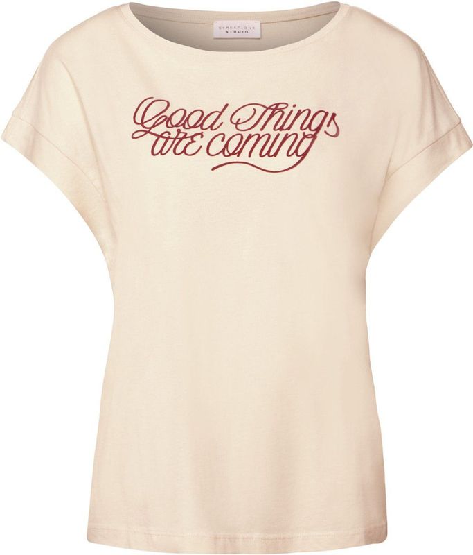 Street One - Studio - T-shirt - Beige