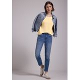 Street One Studio - T-shirt - Zomer - Linnenlook - Ronde Hals - Korte Mouwen