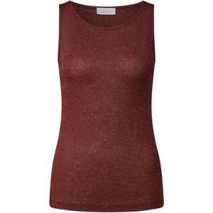 Street One - Studio - Top - Bruin - Glinsterende Details