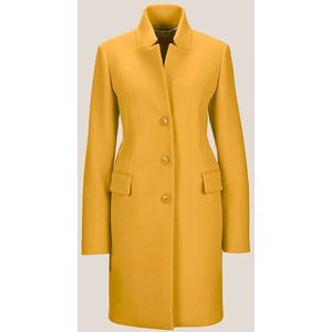 MADELEINE - Tussenmantel - Mosterd - Klassieke Mantel - Licht Gevoerd