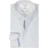 OLYMP - 24/7 Overhemd - Wit - Tricot