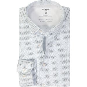 OLYMP - 24/7 Overhemd - Wit - Tricot