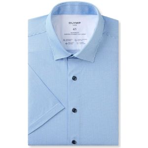 OLYMP Luxor 24/Seven Overhemd, modern fit, New Kent, Bleu