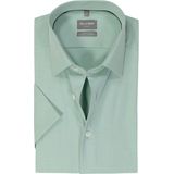 OLYMP - Comfort Fit - Overhemd - Lichtgroen - Korte Mouwen, Strijkvriendelijk, Boordmaat: 46
