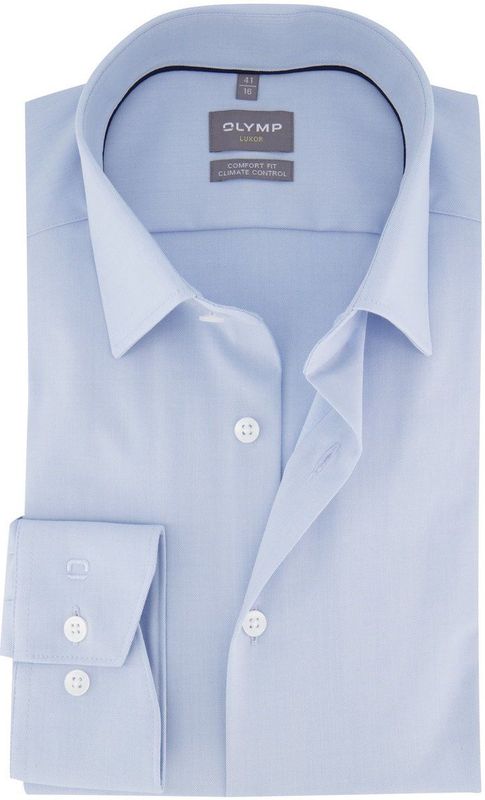 OLYMP Luxor 24/Seven Overhemd, comfort fit, New Kent, Bleu