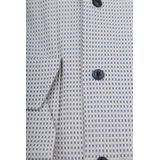 Olymp - Luxor - Overhemd Print - Beige - Heren - Formeel