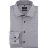 Olymp - Luxor - Overhemd Print - Beige - Heren - Formeel