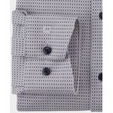 Olymp - Luxor - Overhemd Print - Beige - Heren - Formeel