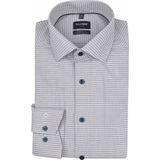 Olymp - Luxor - Overhemd Print - Beige - Heren - Formeel