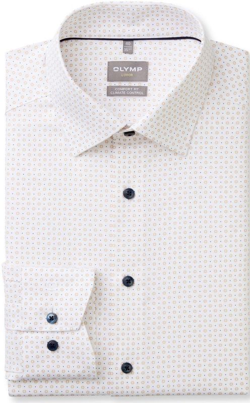 Olymp - Luxor 24/Seven Overhemd - Wit - Climate Control Vezel