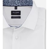 OLYMP - Heren Overhemd - Wit - Twill - Lange Mouwen