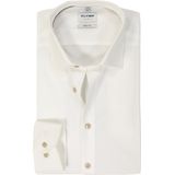 OLYMP - Level 5 - Body Fit Overhemd - Lichtbeige - Popeline