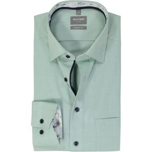 OLYMP comfort fit overhemd, structuur, groen
