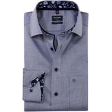 Olymp - Overhemd - Donkerblauw - 100% Katoen - Modern Fit