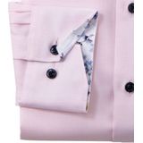 OLYMP - Heren Overhemd - Roze - Structuurweving - Modern Fit