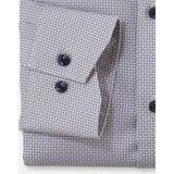 Olymp - Overhemd - Beige Blauw - Katoen - Modern Fit