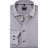 Olymp - Overhemd - Beige Blauw - Katoen - Modern Fit