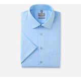 OLYMP - Comfort Fit - Overhemd - Lichtblauw - 100% Katoen - Strijkvrij