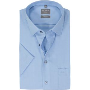 OLYMP - Comfort Fit - Overhemd - Lichtblauw - 100% Katoen - Strijkvrij