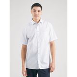 OLYMP - Overhemd - Wit - Poplin - Korte Mouwen - Strijkvrij