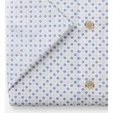 OLYMP - Overhemd - Beige - Poplin - Korte Mouwen - Strijkvrij