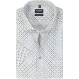 OLYMP - Overhemd - Beige - Poplin - Korte Mouwen - Strijkvrij