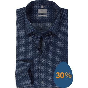 OLYMP - Multicolor Fantasie - Overhemd - 100% Katoen - Kent Kraag - Lange Mouwen