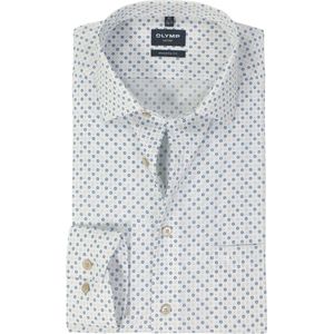 OLYMP - Multicolor Fantasie - Overhemd - 100% Katoen - Kent Kraag - Lange Mouwen
