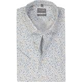 OLYMP - Comfort Fit - Overhemd - Wit - Korte Mouw - Popeline - Strijkvrij