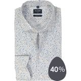 OLYMP - Heren Overhemd - Wit - Poplin - Extra Lange Mouwen