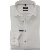 OLYMP - Modern Fit - Overhemd - Beige - Katoen - Strijkvrij