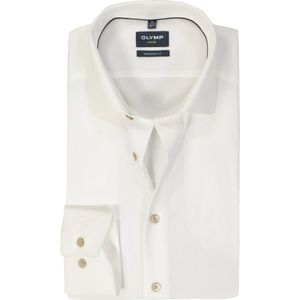 OLYMP - Modern Fit - Overhemd - Beige - Katoen - Strijkvrij