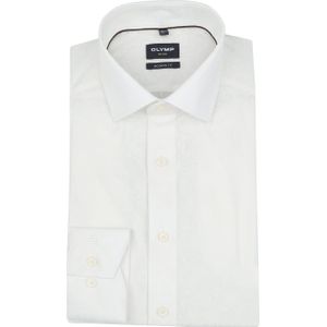 OLYMP Luxor Hemd Flower Ton-Sur-Ton Off White - Größe 45