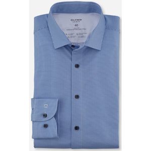 OLYMP - Level Five 24/Seven Overhemd - Bleu - Body Fit - Modern Kent