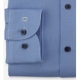 Olymp - Slim Fit Overhemd - Blauw - Katoenmix