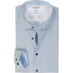 OLYMP - Overhemd - Wit - Jersey - Body Fit