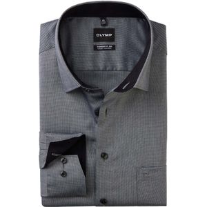 OLYMP - Luxor - Overhemd - Zwart - Comfort Fit Big