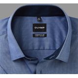 OLYMP - Overhemd - Marine Blauw - Korte Mouwen - Comfort Fit
